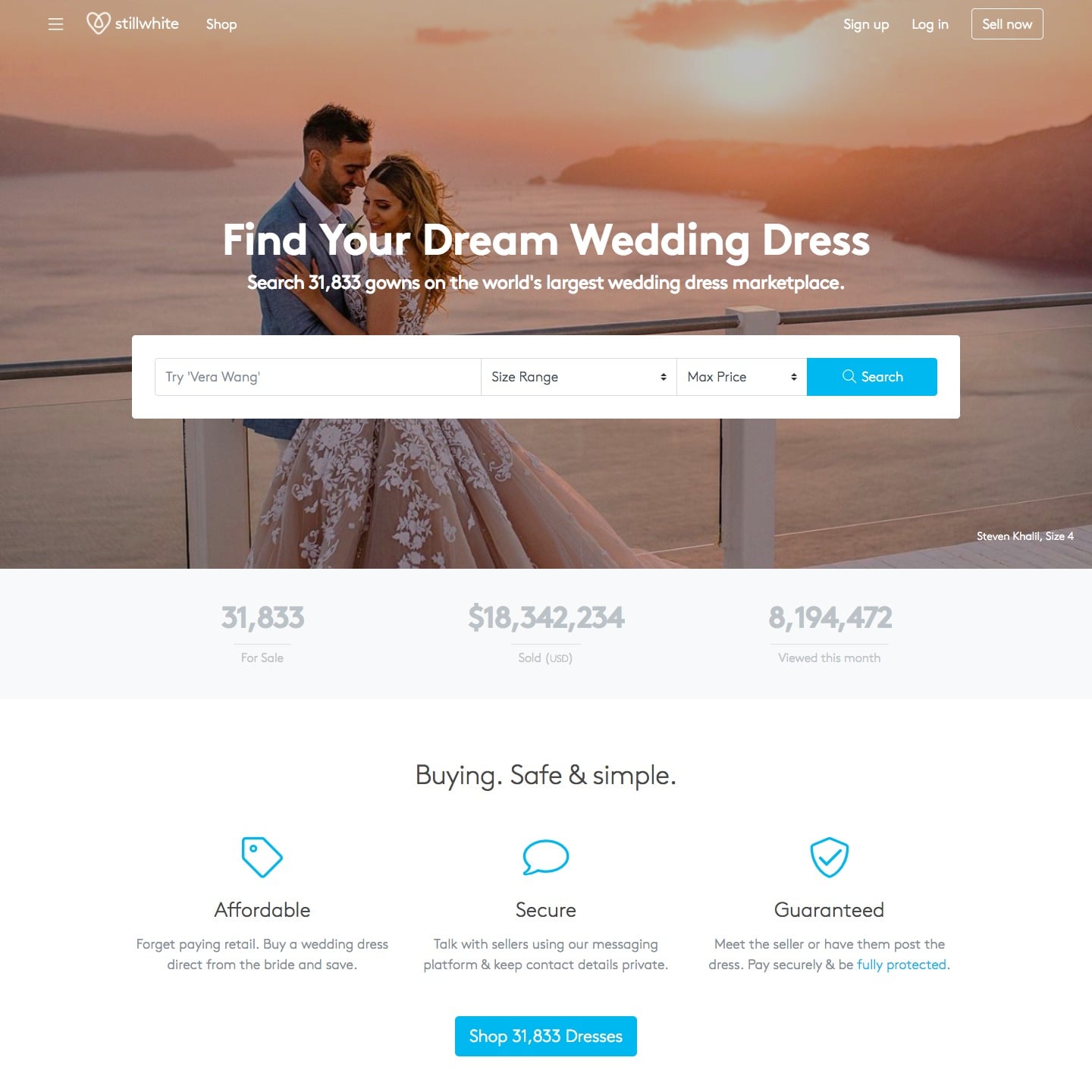 Second hand wedding website new arrivals