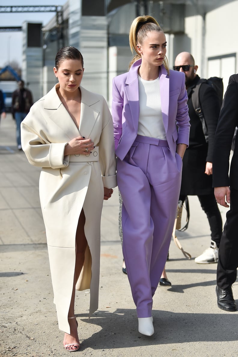 Ashley Benson and Cara Delevingne at Milan Fashion Week