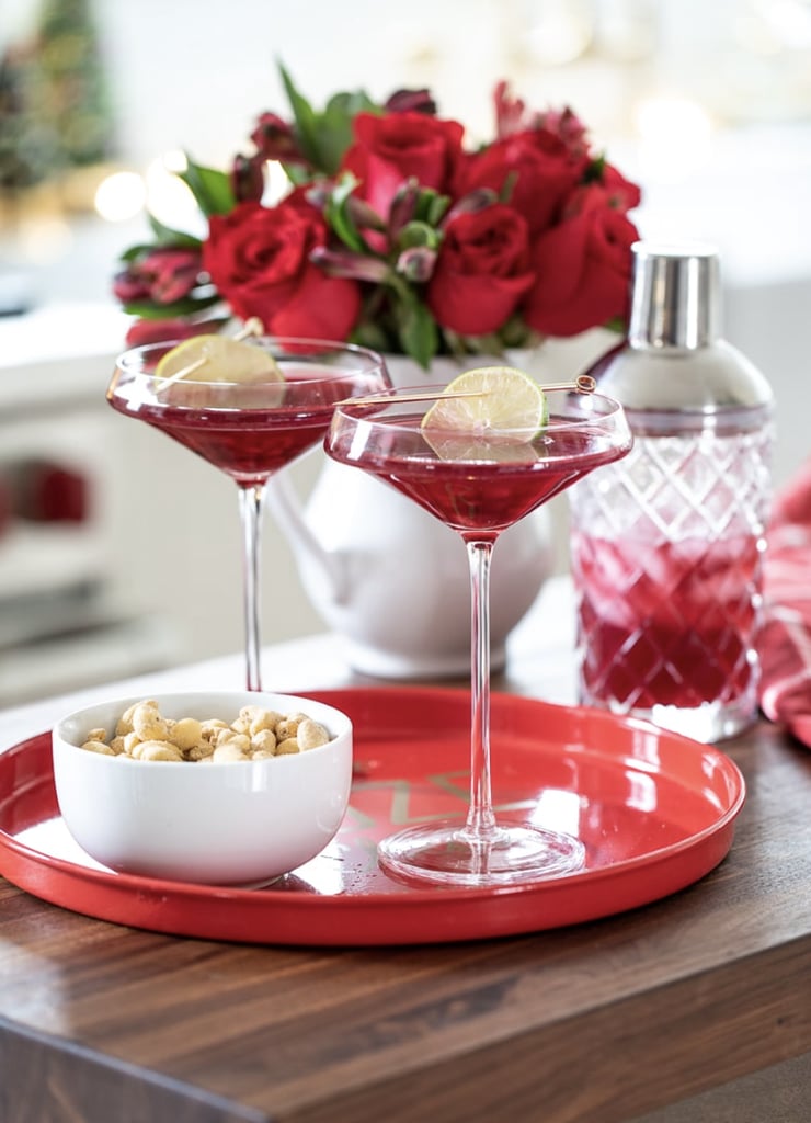 Poinsettia Pomegranate Martini