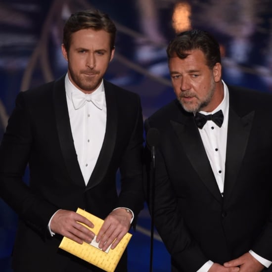 Ryan Gosling and Russell Crowe Presenting at the Oscars 2016