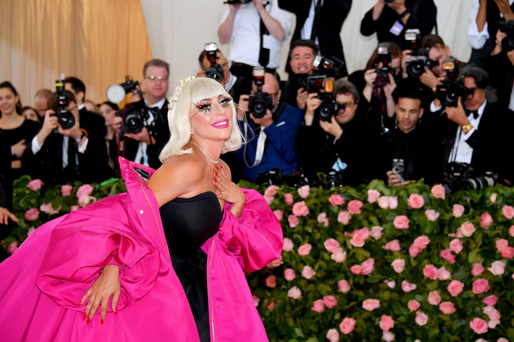 Lady Gaga Eyelashes at the Met Gala 2019