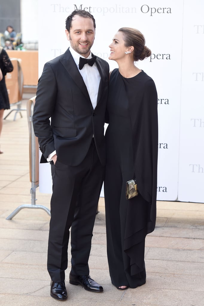 Keri Russell and Matthew Rhys at Met Opera Opening 2016