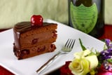 Brandied Cherry Chocolate Mousse Cake
