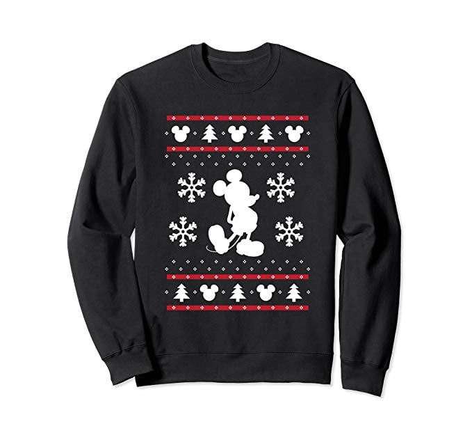 A Traditional Holiday Sweater: Disney Mickey Mouse Christmas Sweater