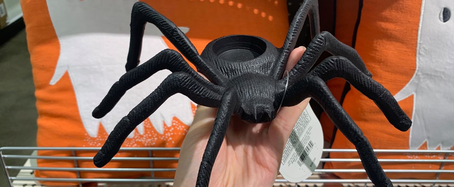 Shop Target's Giant Spider Candle Holder This Halloween