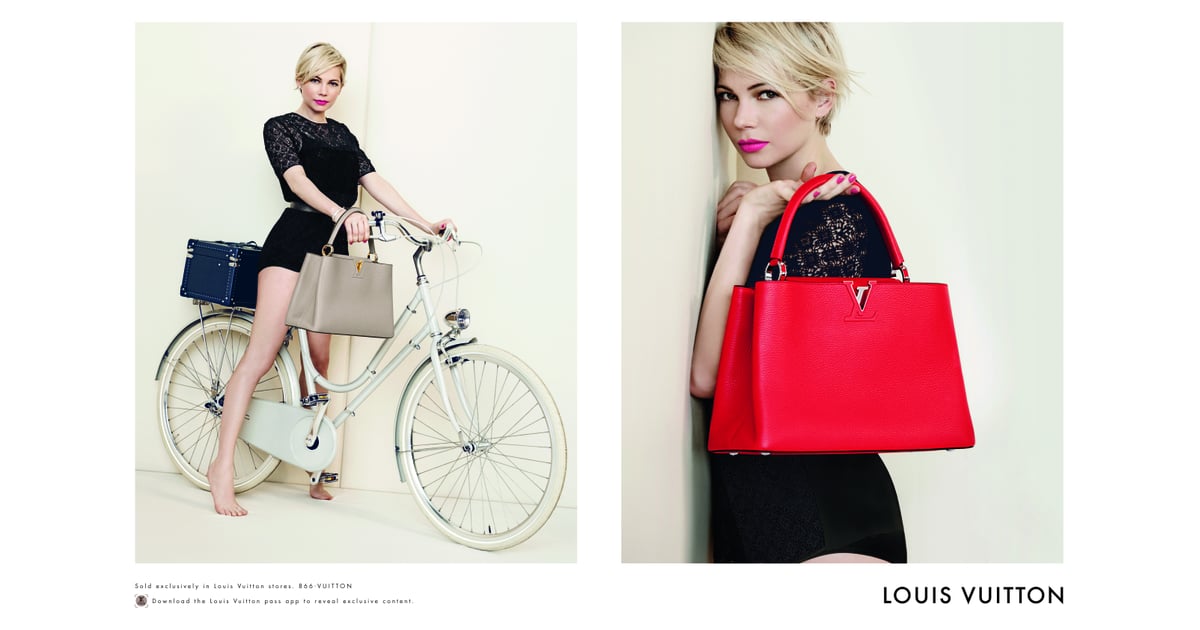 Louis Vuitton - Michelle Williams with the City Steamer handbag
