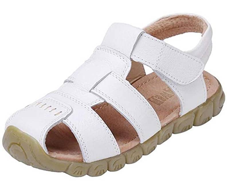 Kids closed toe top sandals
