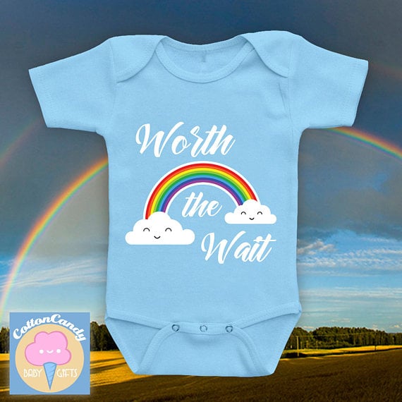 Rainbow Worth the Wait Onesie