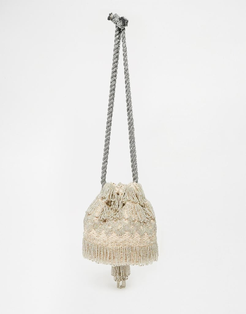 Asos Bridal Embellished Pouch Clutch Bag ($68)