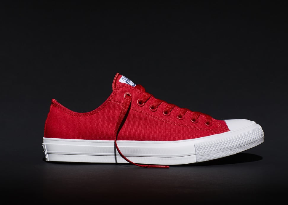 Chuck Taylor All Star II Low Top in Salsa Red ($70)