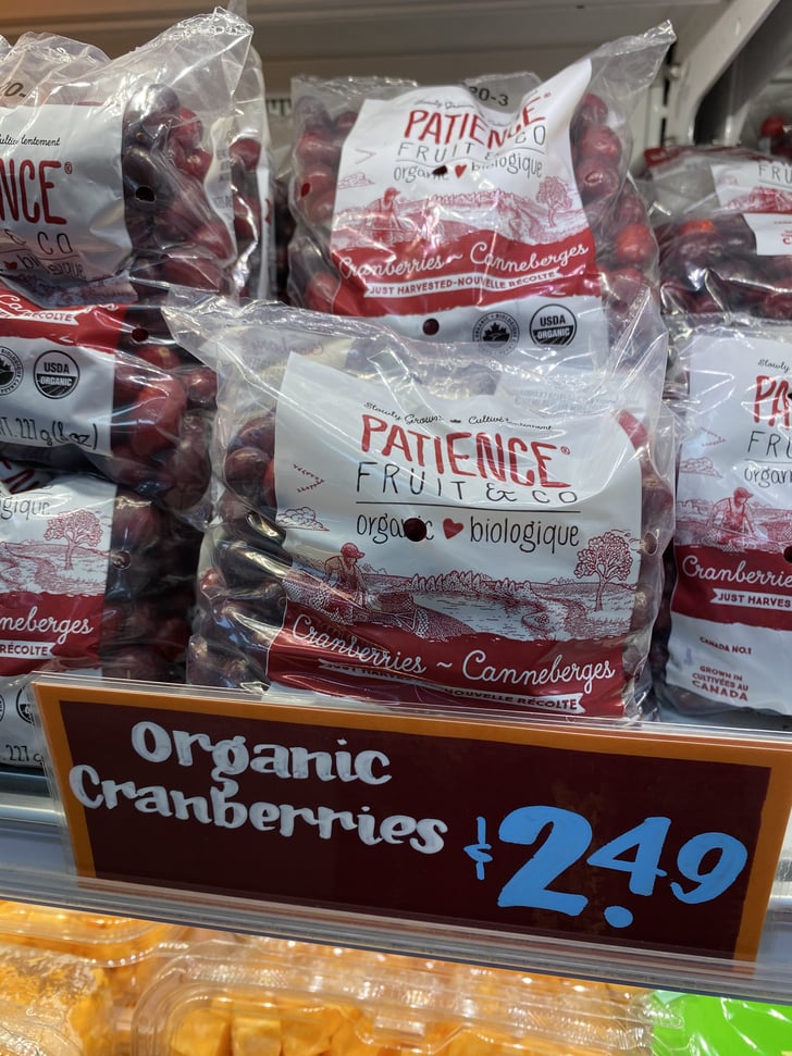 Organic Cranberries Trader Joe's Vegan Thanksgiving Products