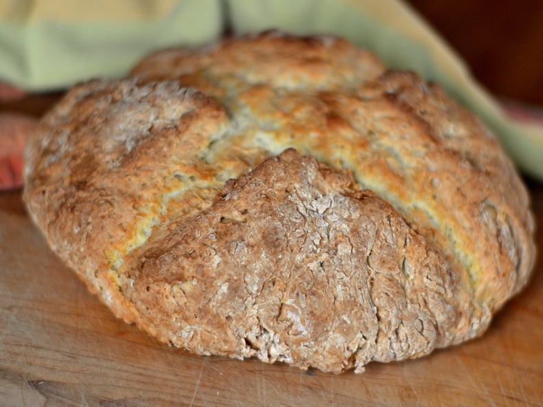 A Cross on Irish Soda Bread