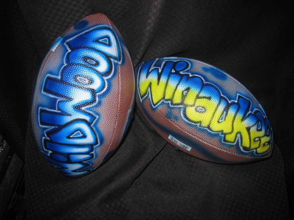 Airbrushed Football