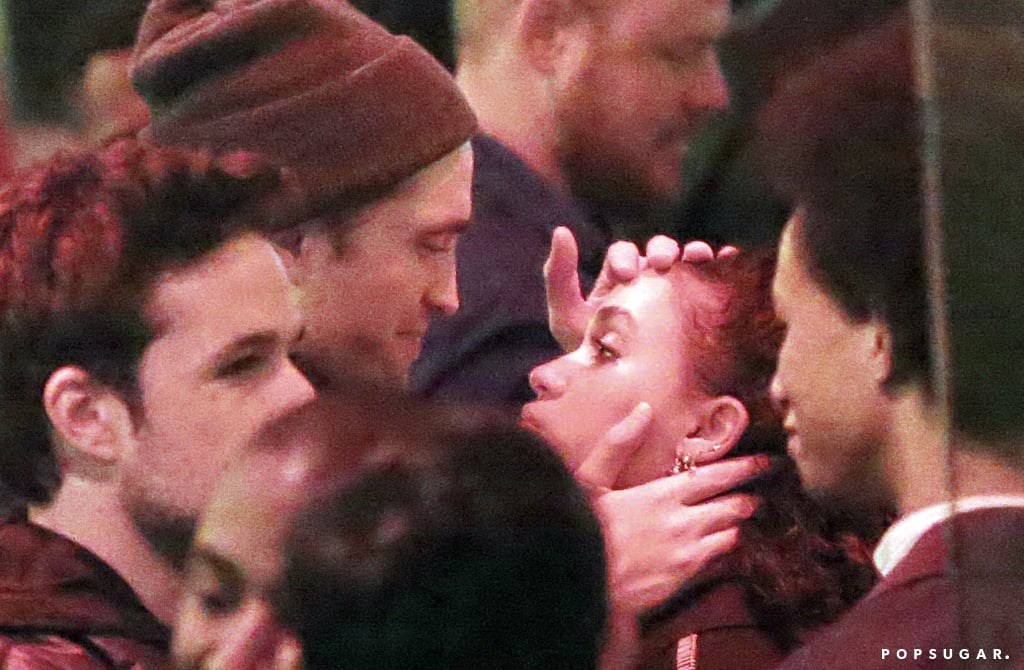 Robert Pattinson and FKA Twigs Kissing in LA