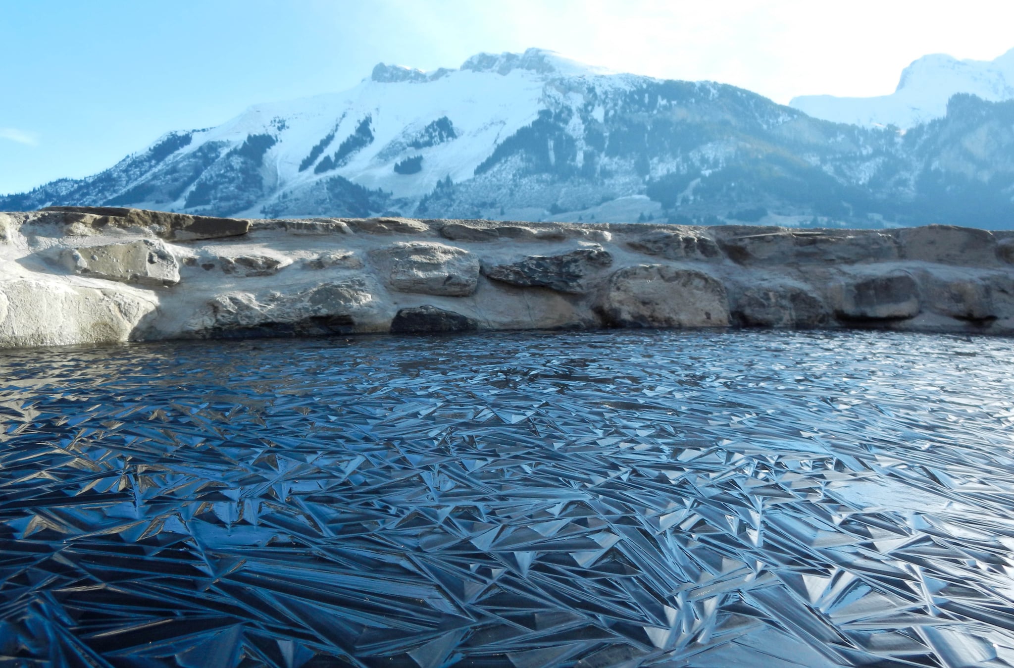 frozen pond