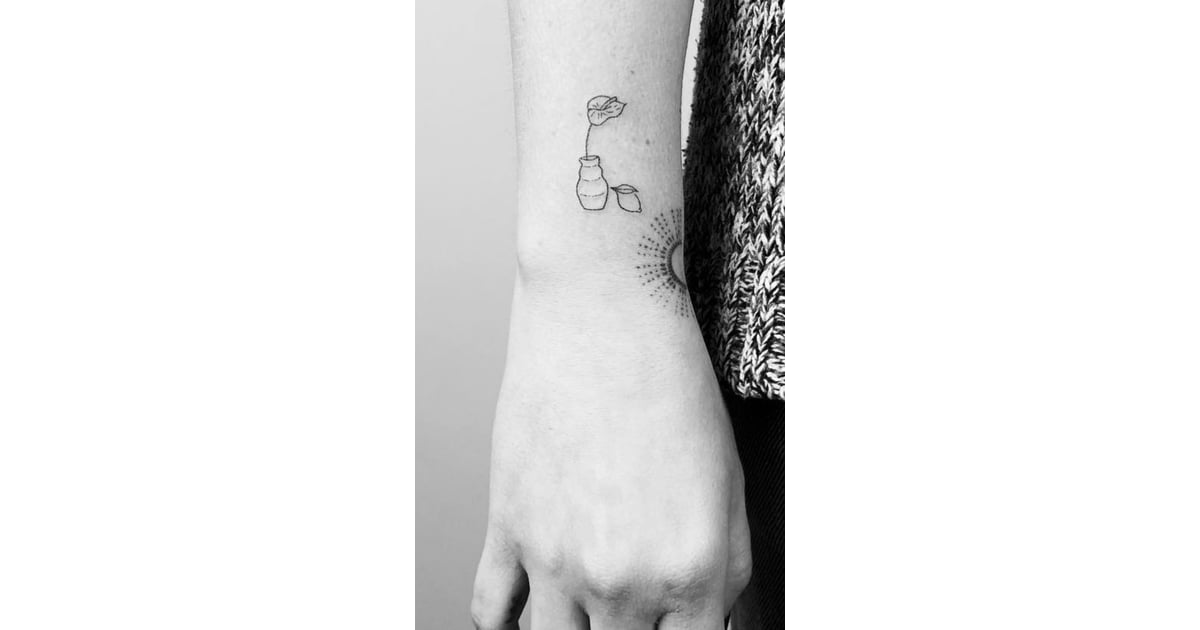 Tattoo tagged with small lemon single needle chang tiny food ifttt  little nature fruit inner forearm  inkedappcom