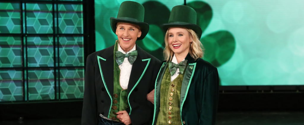 Kristen Bell Plays St. Patricks Day Heads Up on Ellen 2017