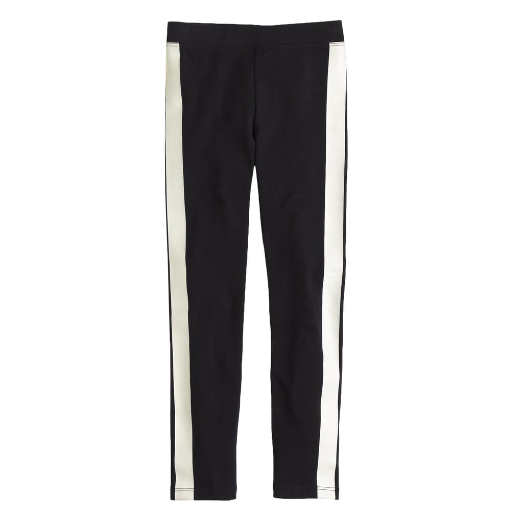J.Crew Everyday Leggings With Glow-in-the-Dark Tux Stripe