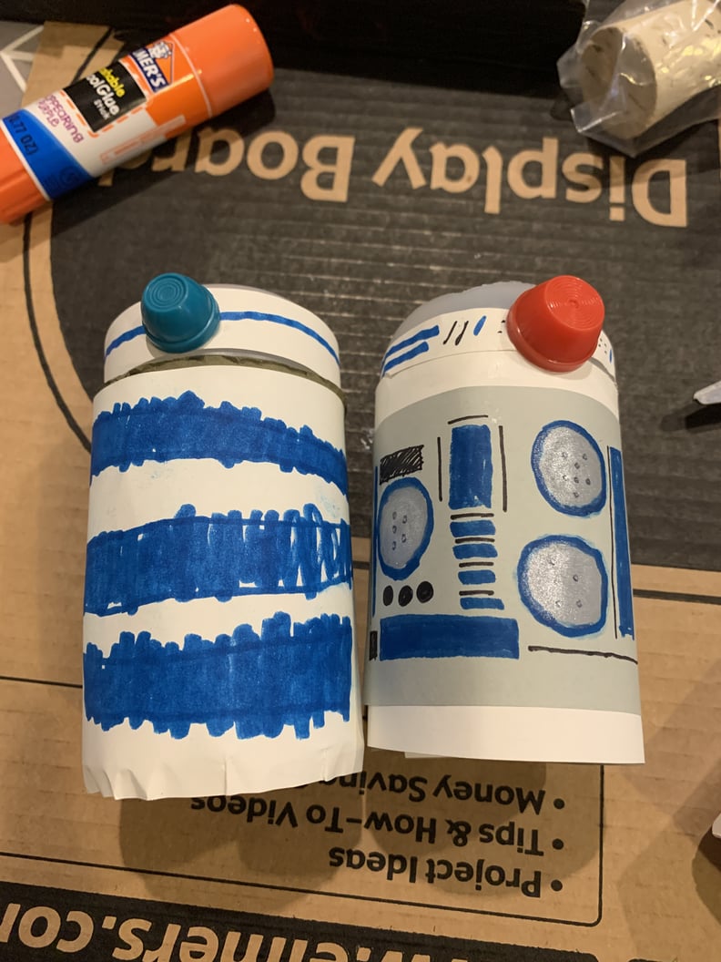 We Let Our Droids Dry Overnight After Decorating