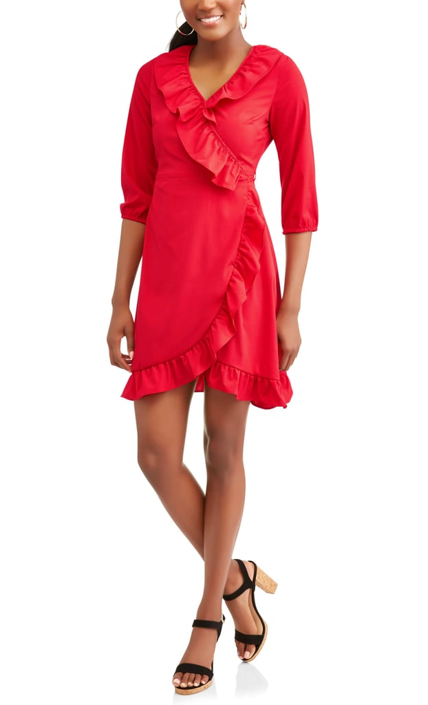 Millenium Ruffle Wrap Dress