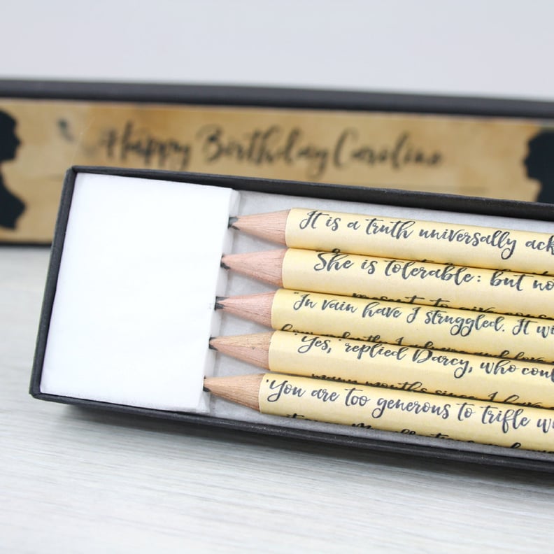 A Great Stocking Stuffer: Jane Austen Pencil Set