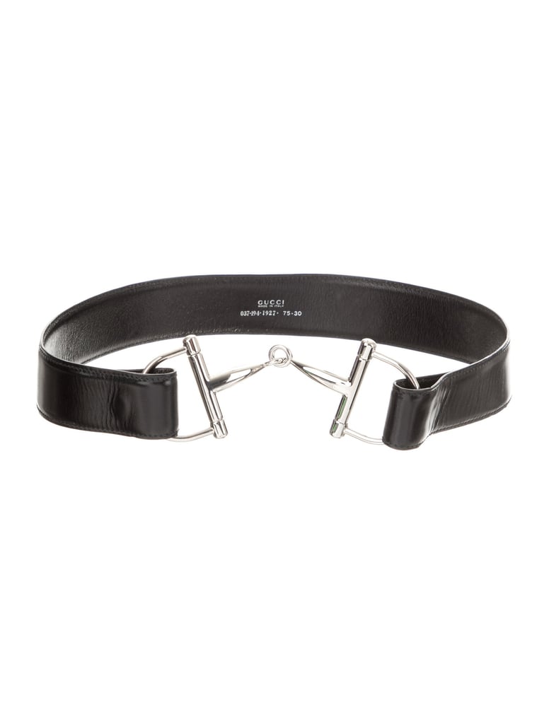 Gucci Leather Horsebit Belt