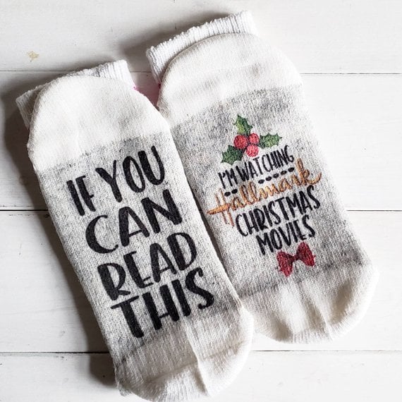 Hallmark Christmas Movies Socks Hallmark Movie Socks POPSUGAR