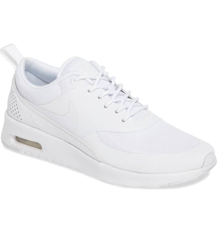 all white nike thea