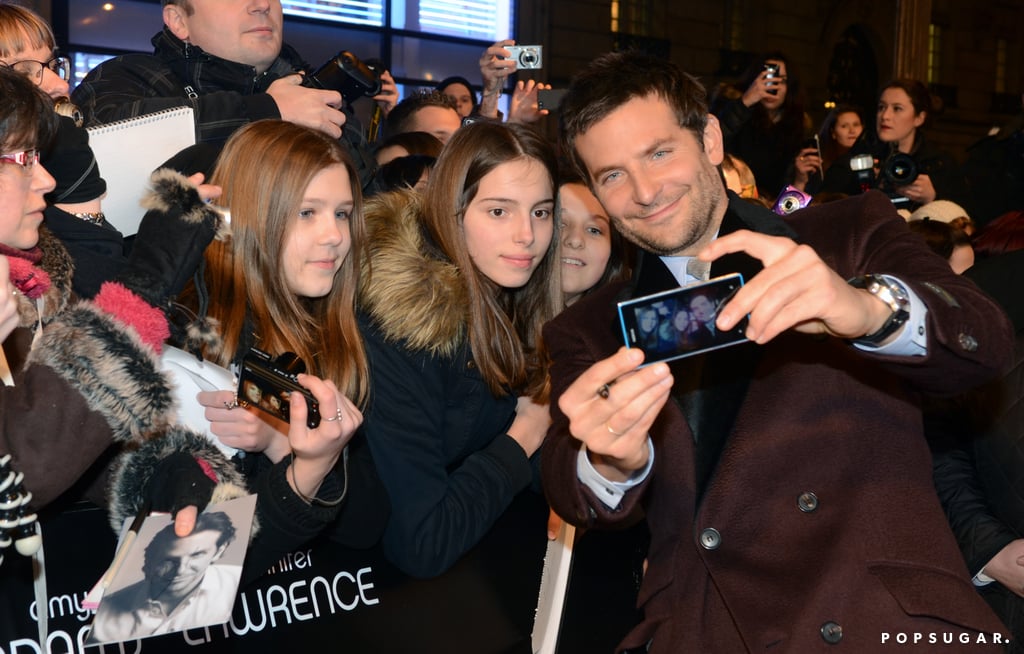 Bradley Cooper at the American Hustle Paris Premiere