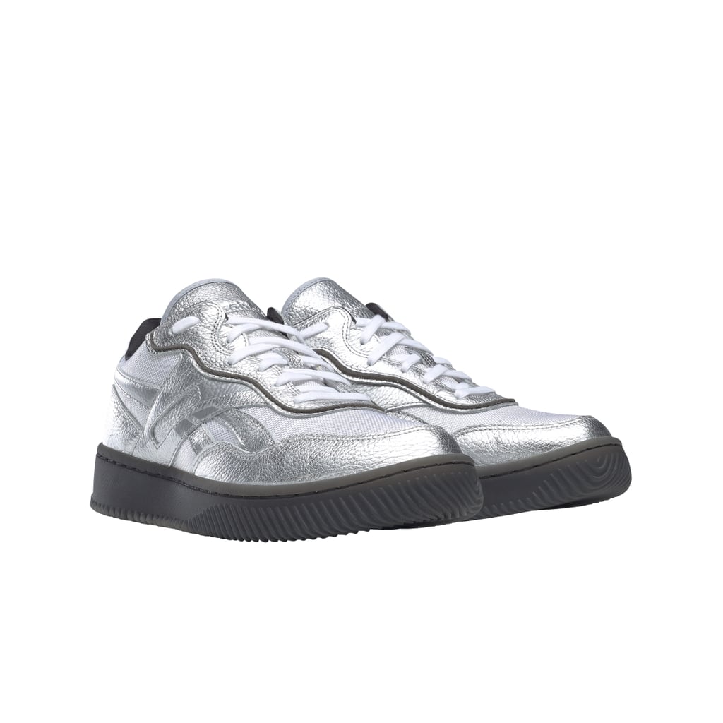 Reebok x VB Dual Court II Shoes in Silver Met.