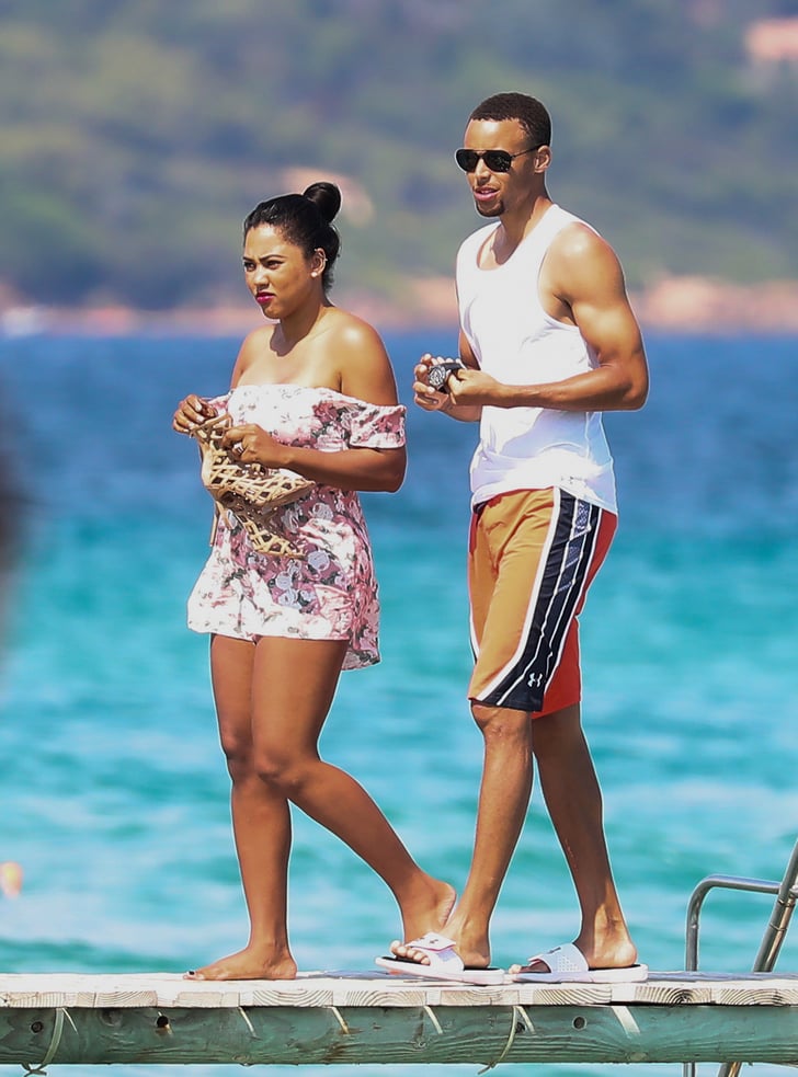 Ayesha And Stephen Curry In St Tropez July 2016 Pictures Popsugar Celebrity Photo 15