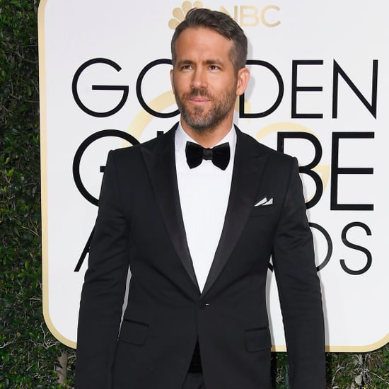 Ryan Reynolds and Andrew Garfield Kiss at 2017 Golden Globes