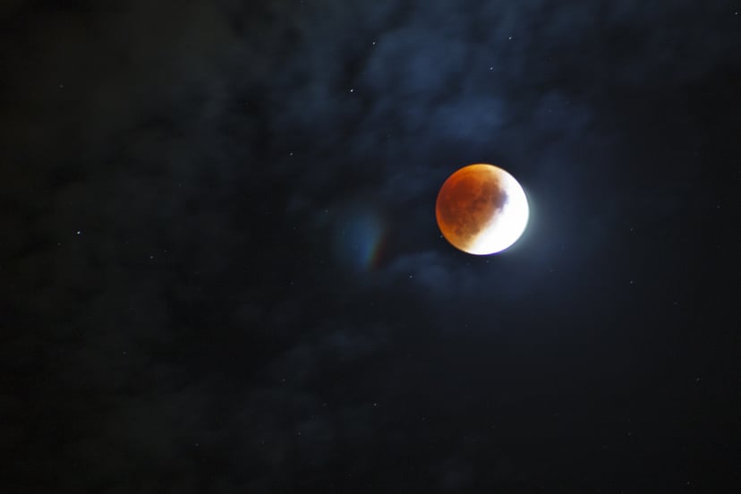 Full Blood Moon Lunar Eclipse.