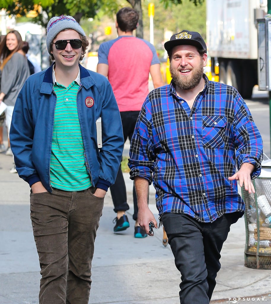 Jonah Hill and Michael Cera Out in NYC September 2016