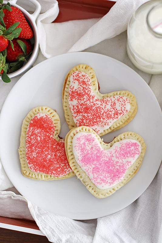 Heart-Shaped Strawberry Pop-Tarts