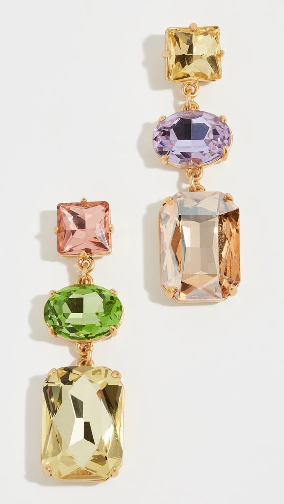 BaubleBar 3 Drop Gem Earrings