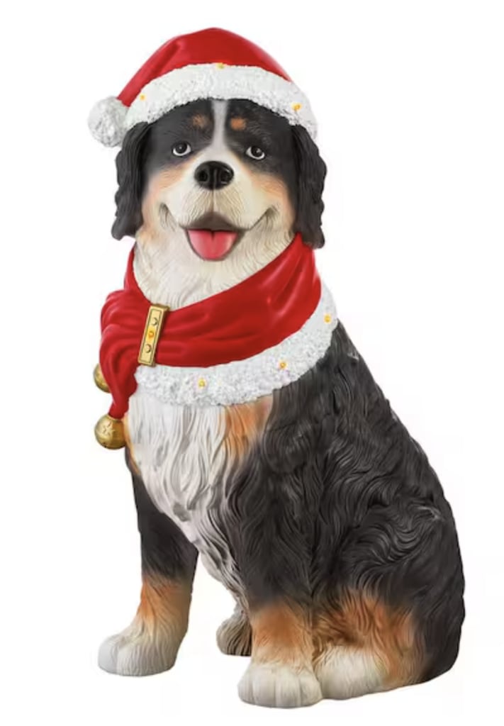 Home Depot's Bernese Mountain Dog Holiday Porch Greeter