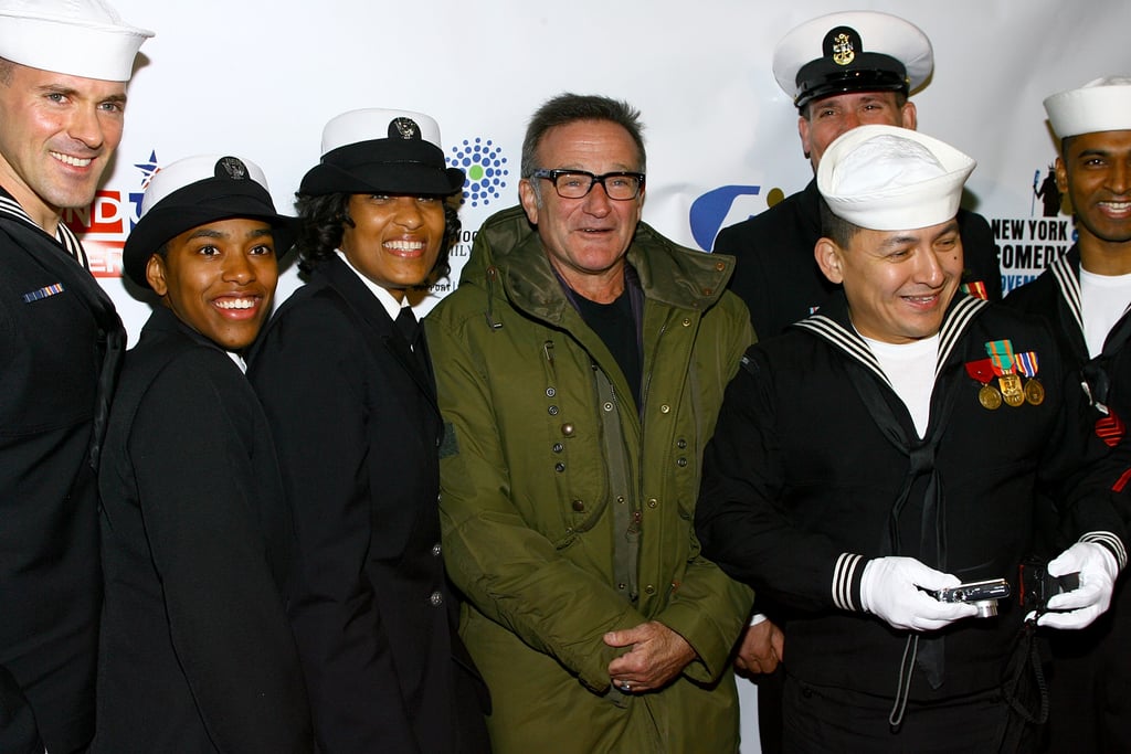 Robin attended a Stand Up For Heroes benefit in NYC in November 2007.