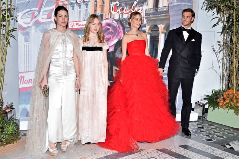 Even Next to Beatrice Casiraghi's Giambattista Valli Gown, Charlotte's Chanel Cape Stood Out