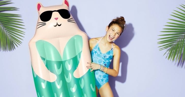 sun squad glitter tube pool float