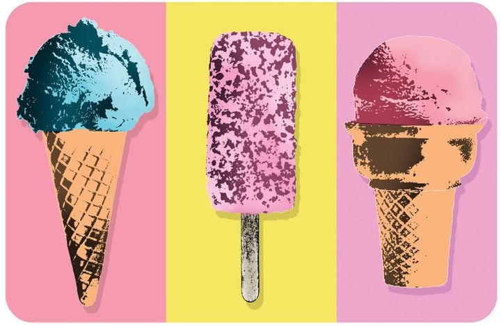 Ice Cream Kitchen Mat