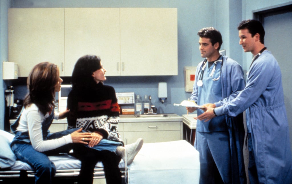 George Clooney and Noah Wyle as Dr. Michael Mitchell and Dr. Jeffrey Rosen