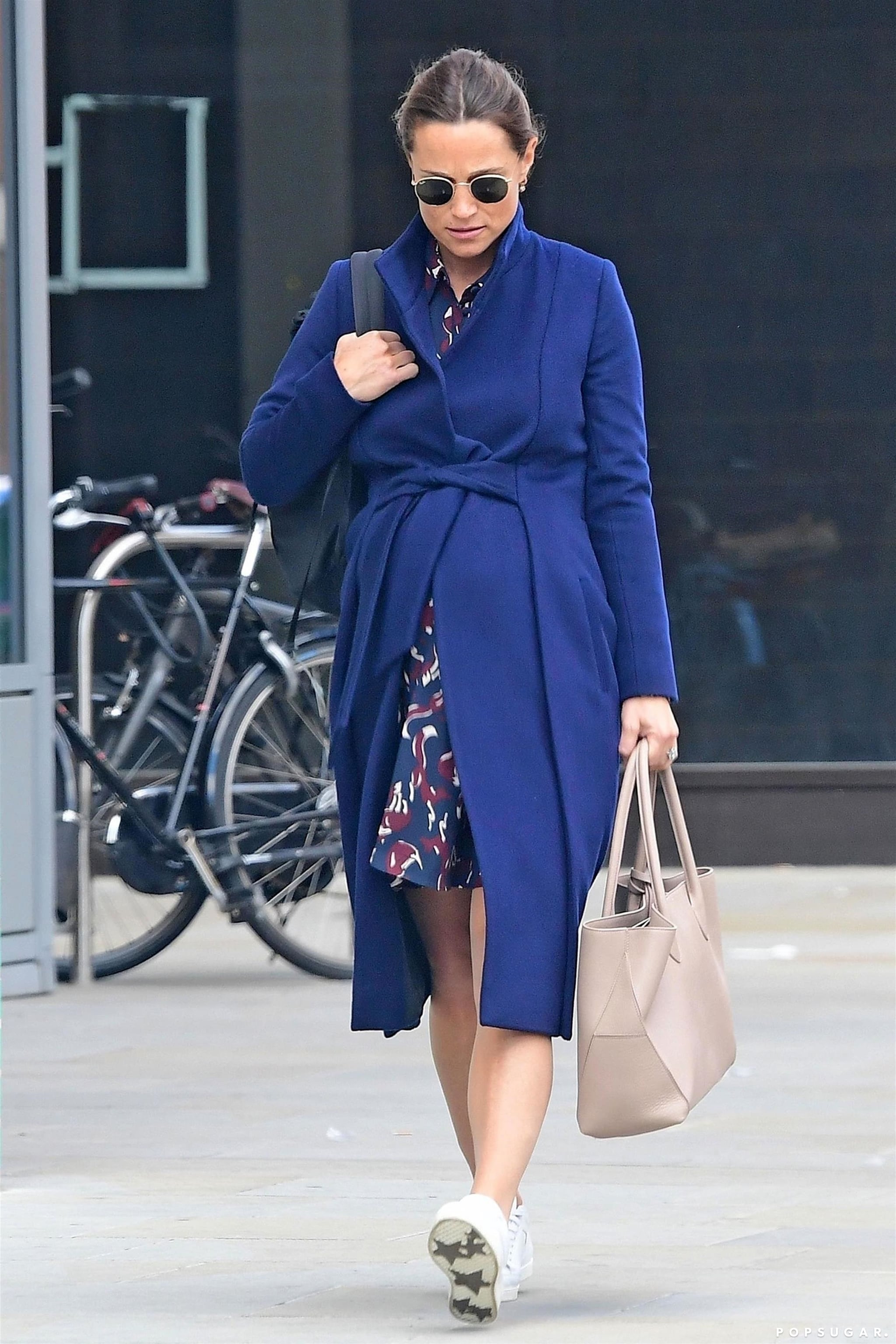 Pippa Middleton in Kate Spade Dress With Fox Print | POPSUGAR Fashion UK