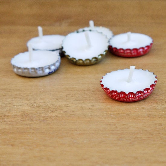 Bottle Cap Candles