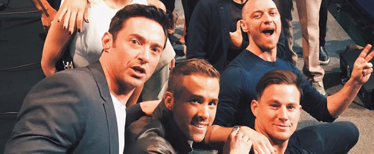 Channing Tatum, Ryan Reynolds, and Hugh Jackman at Comic-Con