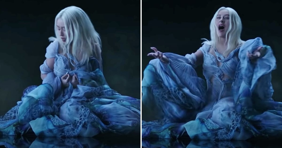 Who Is That Girl I See? It’s Christina Aguilera Wearing Her Dreamy “Reflection” Gown