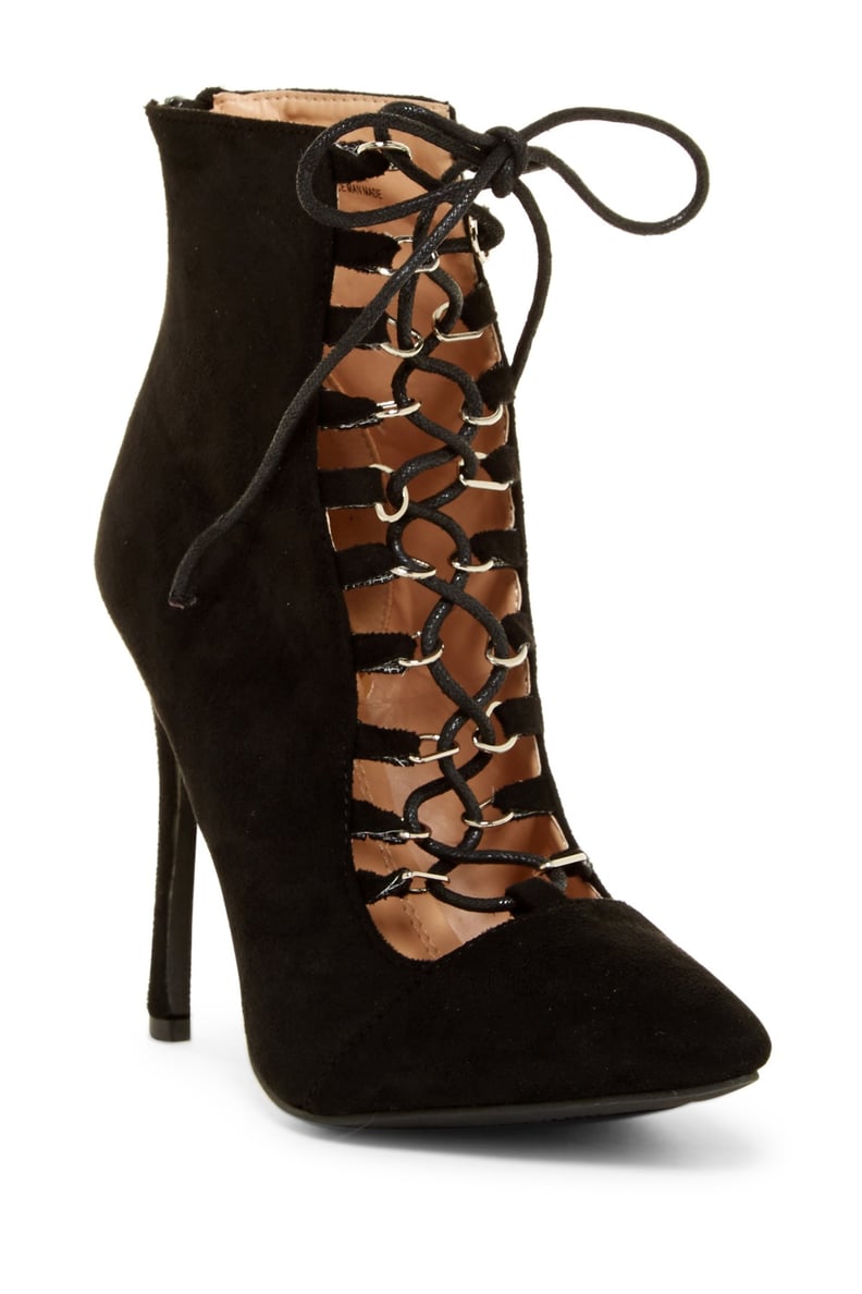Chase & Chloe Chantelle Lace-Up Boot