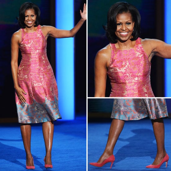 Michelle Obama DNC Speech Dress | POPSUGAR Fashion