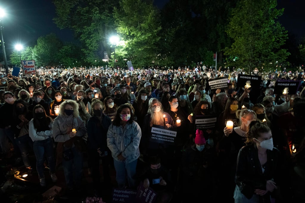 Crowds Mourn Ruth Bader Ginsburg at Supreme Court | Photos