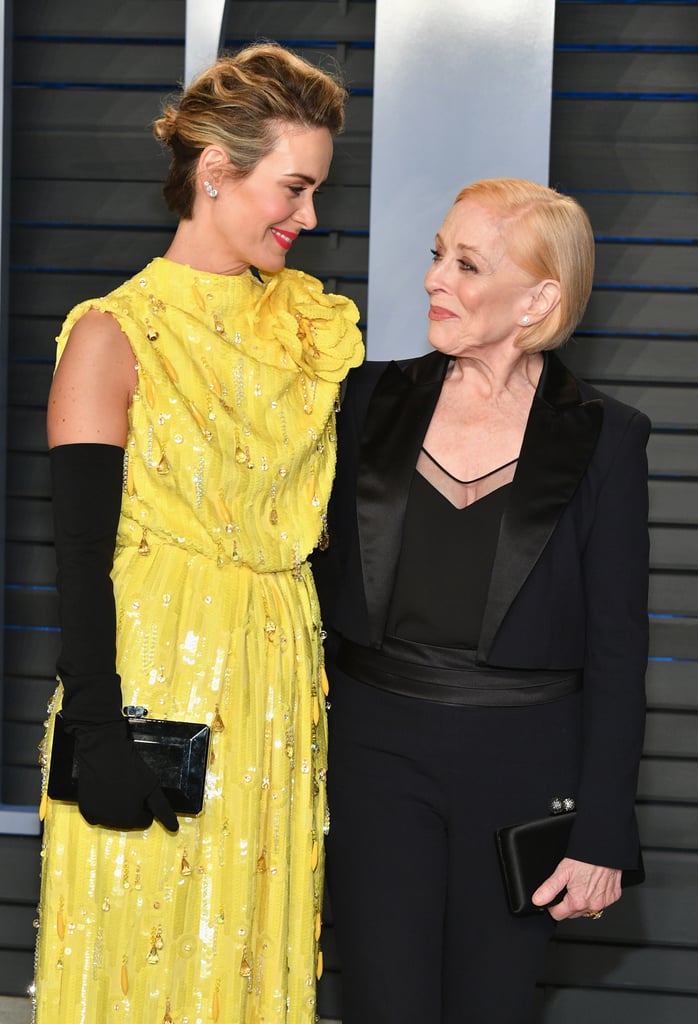 Holland Taylor and Sarah Paulson at Oscars Afterparty 2018